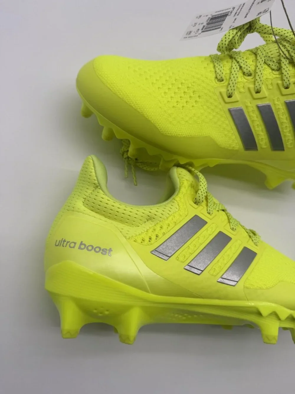 New Adidas Ultraboost Cleat Shoes Men's Size 9.5 Yellow Football JP7413